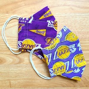 LAKERS face mask with nose wire